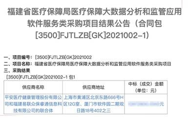 已中标25省！平安医保科技成功中标